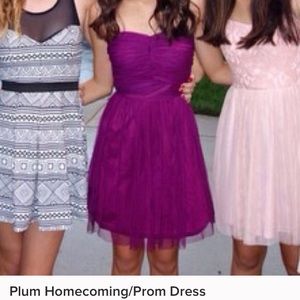 Gorgeous Magenta/Plum Strapless cocktail dress …